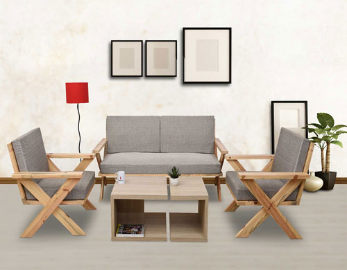 Greywood 3+1+1 Sofa Set