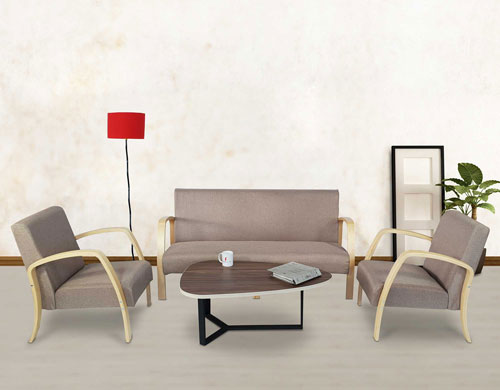 Amber Sofa Set( 3+1+1,Beige)