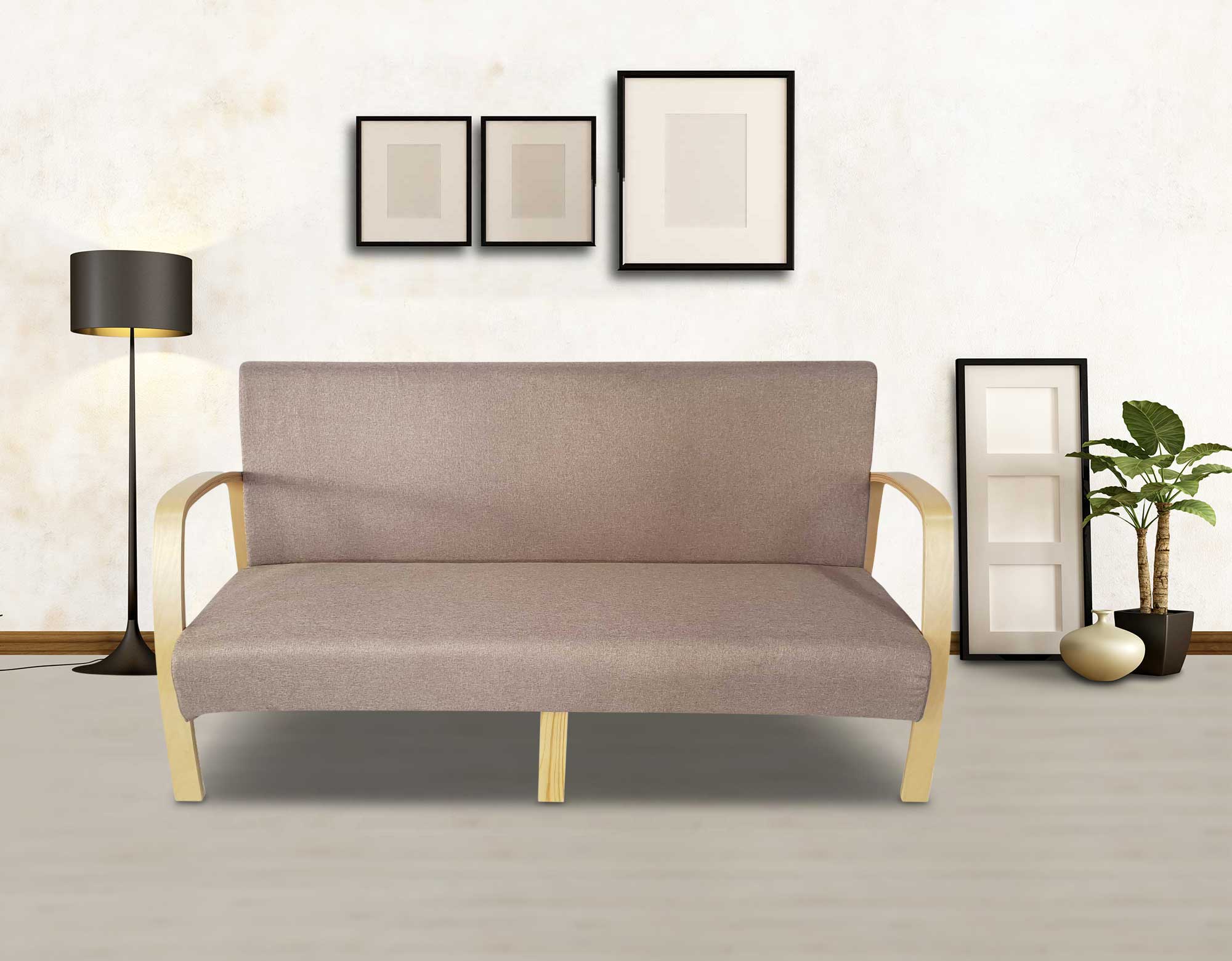 Amber sofa (3 Seater , Beige)